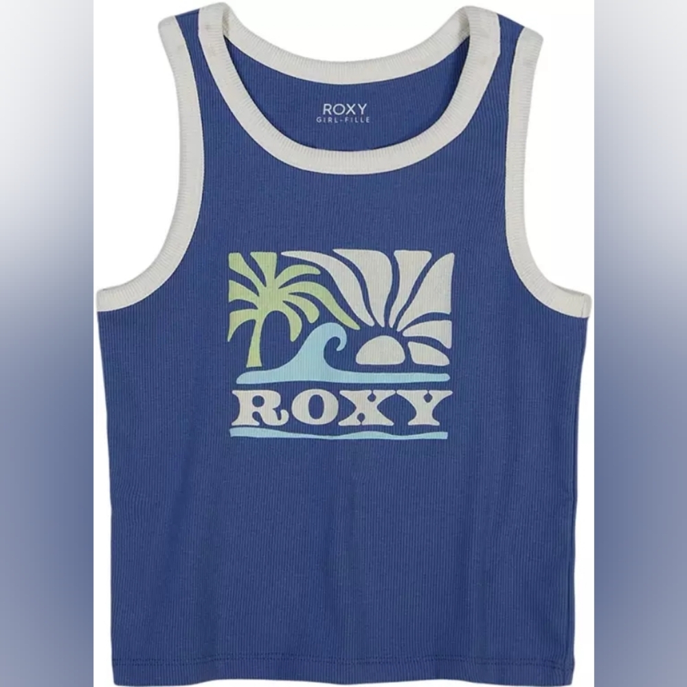 Roxy Girls' Wavy Day Tank Top Size 8-10